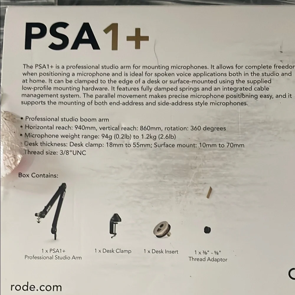 Rode PSA1+ Professional Studio Arm - Picture 6 of 6